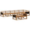vidaXL Outdoor-Sofagarnitur 8 pcs Natur Massivholz Akazie