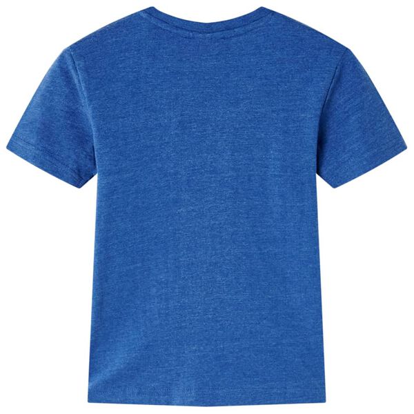 Kinder-T-Shirt Dunkelblau Melange 104