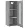 vidaXL Hängeschrank Grau Sonoma 34,5x34x90 cm