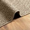 vidaXL Teppich ZIZUR Beige 80x150 cm Jute-Optik Indoor und Outdoor