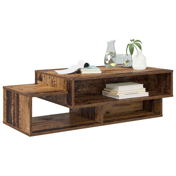 vidaXL Couchtisch Altholz 105 x 50 x 32,5 cm Holzwerkstoff