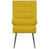 vidaXL Relaxsessel mit Hocker Gelb Samt