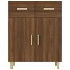 vidaXL Sideboard Braun Eichen-Optik 69,5x34x89 cm Holzwerkstoff