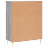 vidaXL Sideboard Grau Sonoma 69,5x34x90 cm Holzwerkstoff