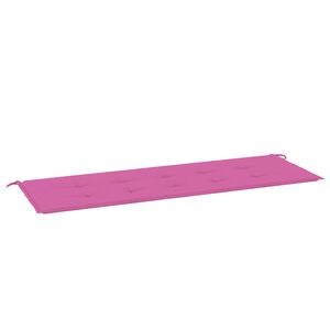 vidaXL Gartenbank-Auflage Rosa 150x50x4 cm Oxford-Gewebe