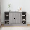 vidaXL Sideboard Grau Sonoma 100x35,5x60 cm Holzwerkstoff