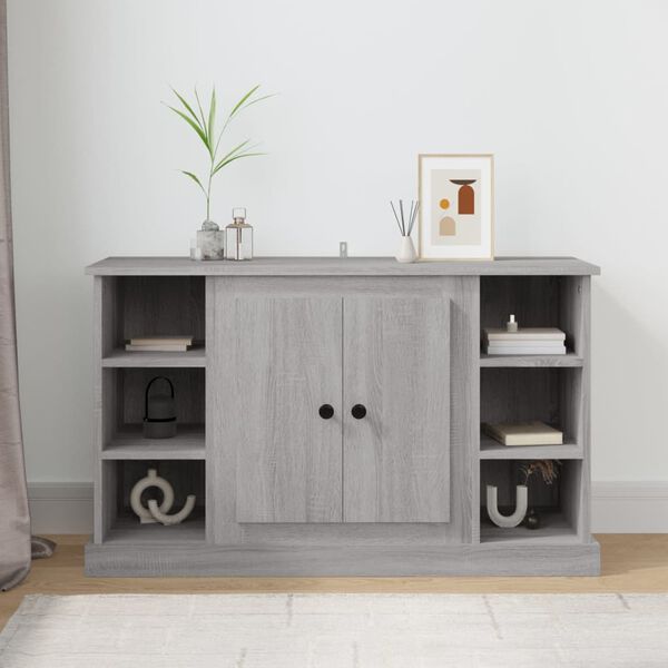 vidaXL Sideboard Grau Sonoma 100x35,5x60 cm Holzwerkstoff