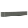 vidaXL Hochbeet Pulverbeschichteter Stahl 507x100x68 cm Grau