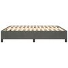 vidaXL Boxspringbettgestell Dunkelgrau 180x200 cm Samt