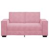vidaXL 2-Sitzer-Sofa Rosa 120 cm Samt