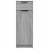 vidaXL Badschrank Grau Sonoma 32x34x90 cm Holzwerkstoff
