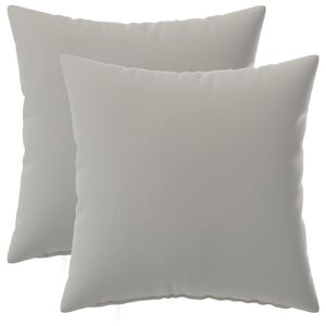 vidaXL Kissenbezug 2 pcs HEERLEN Grau 30 x 30 cm Polyester