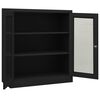 vidaXL B&uuml;roschrank Anthrazit 90x40x105 cm Stahl