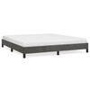 vidaXL Bettgestell ohne Matratze Dunkelgrau 180x200 cm Samt