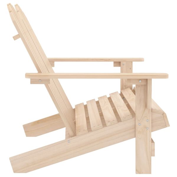 vidaXL Adirondack-Gartenbank 2-Sitzer Massivholz Tanne