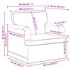 vidaXL Sofa Set 2 pcs Dunkelgrau 162 x 80 x 85 cm Stoff