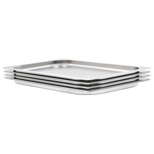 vidaXL Gastronormbeh&auml;lter 4 Stk. GN 1/1 20 mm Edelstahl