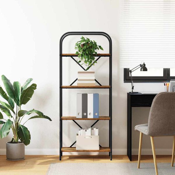 vidaXL B&uuml;cherregal Altholz 60 x 30 x 146 cm Holzwerkstoff