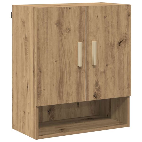 vidaXL Wandschrank Kunsthandwerk Eiche 60 x 31 x 70 cm Holzwerkstoff