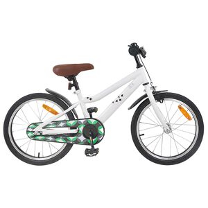 vidaXL Kinderfahrrad 18 Zoll f&uuml;r 5-7 Jahre alt Wei&szlig;