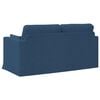 vidaXL Sofa Blau Gesamtabmessungen: 158 x 78 x 80 cm (B x T x H) Samt