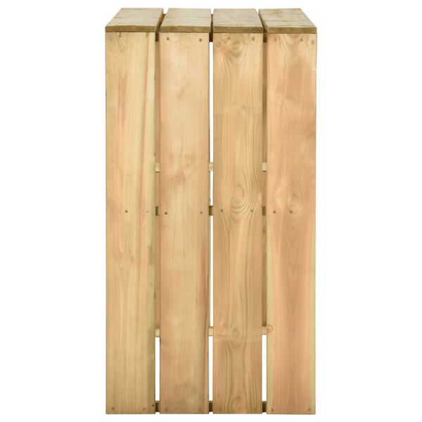 vidaXL Bartisch 100x60x110 cm Impr&auml;gniertes Kiefernholz