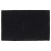 vidaXL Fu&szlig;matte Schwarz 50x80 cm Kokosfaser Getuftet