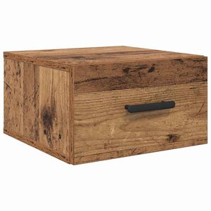 vidaXL Nachttisch 35 x 35 x 20 cm Holzwerkstoff Altholz