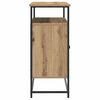 vidaXL Sideboard Artisan-Eiche 100 x 35 x 80 cm Holzwerkstoff