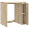 vidaXL Waschmaschinen-Schrank Sonoma 87 x 60 x 89 cm Holzwerkstoff