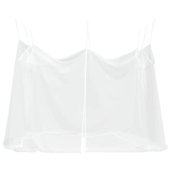 vidaXL Moskitonetz f&uuml;r den Au&szlig;enbereich, 220 Maschen, Wei&szlig;, 300 x 300 x 250 cm