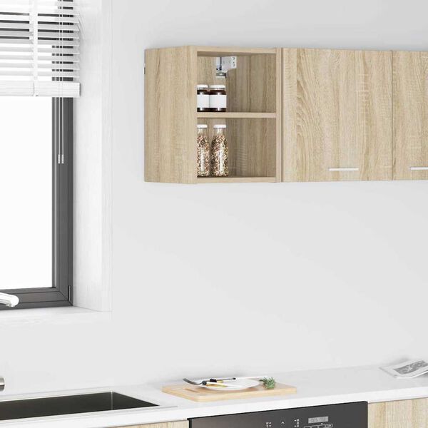 vidaXL H&auml;ngeschrank Sonoma-Eiche 30 x 29,5 x 40 cm Holzwerkstoff