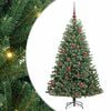 vidaXL K&uuml;nstlicher klappbarer Weihnachtsbaum Gr&uuml;n 150 cm