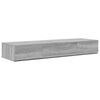 vidaXL Studiotisch Sonoma-Grau 152 x 40 x 19,5 cm Holzwerkstoff