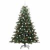 vidaXL K&uuml;nstlicher Weihnachtsbaum mit 300 LEDs mit St&auml;nder Gr&uuml;n 210 cm