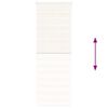 vidaXL Doppelrollo Marmorbeige 70x200 cm Stoffbreite 65,9 cm Polyester