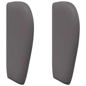 vidaXL Kopfteil Ohr Dunkelgrau PVC