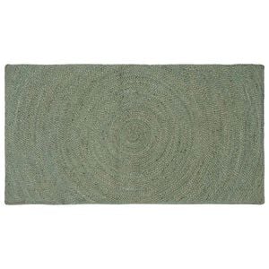 vidaXL Bereichsteppiche Olive Gr&uuml;n 80 x 150 cm Jute
