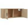vidaXL 2-tlg. TV-Schrank-Set Sonoma-Eiche Holzwerkstoff