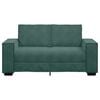 vidaXL 2-Sitzer-Sofa Dunkelgr&uuml;n 160x78x84 cm Samt