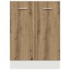 vidaXL Unterschrank Lyon Artisan-Eiche 60x46x81,5 cm Holzwerkstoff