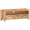 vidaXL TV-Schrank 110x30x40 cm Raues Mangoholz