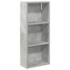 vidaXL Badezimmer-Wandschrank Betongrau 30 x 14 x 70 cm Holzwerkstoff