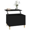 vidaXL Couchtisch Schwarz 60x44,5x45 cm Holzwerkstoff
