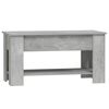 vidaXL Couchtisch Betongrau 101x49x52 cm Holzwerkstoff