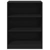 vidaXL Kleiderschrank Schwarz 77x48x102 cm Holzwerkstoff