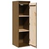 vidaXL Wandschrank Honigbraun 30x30x100 cm Massivholz Kiefer