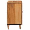 vidaXL Waschbeckenschrank Natur 62 x 33 x 58 cm Massivholz Mango