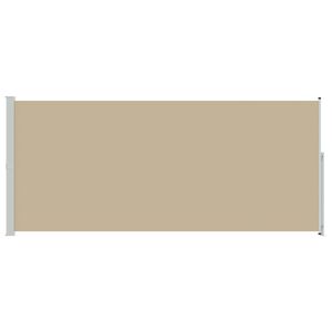 vidaXL Ausziehbares Seitenmarkise Beige 300 x 180 cm Polyester