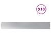 vidaXL Rasenkanten 10 Stk. 15x103 cm Verzinkter Stahl